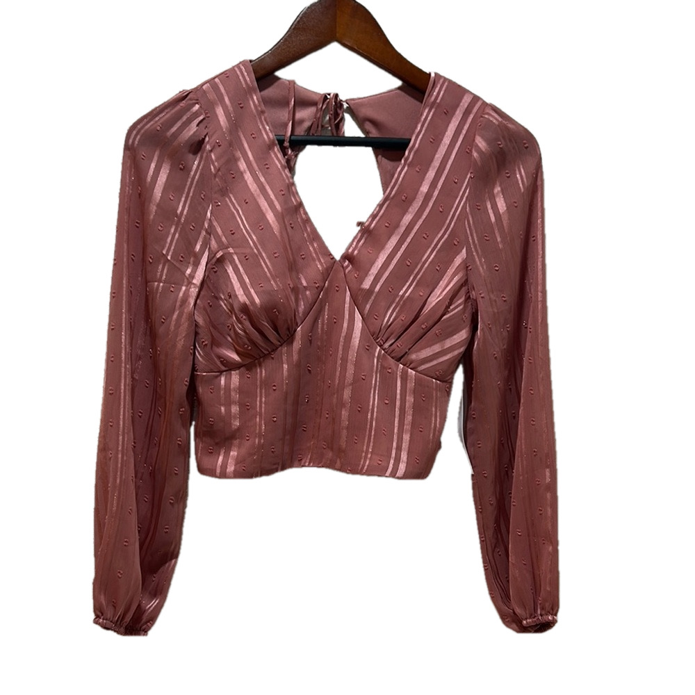 KIRIOUS  size S NWT elegant Pink Women's Top